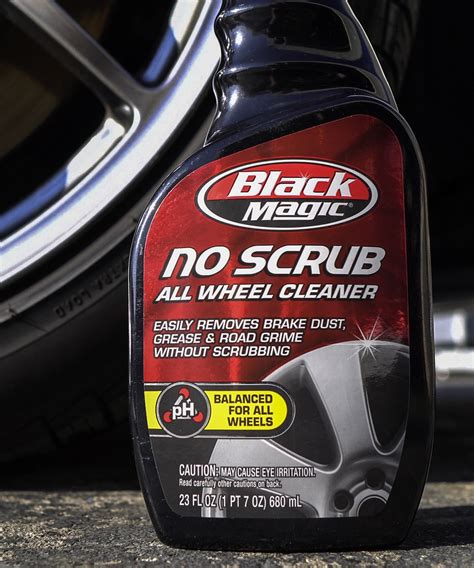 Is Black Magic No Scrub Wheel Cleaner safe for all wheel types?